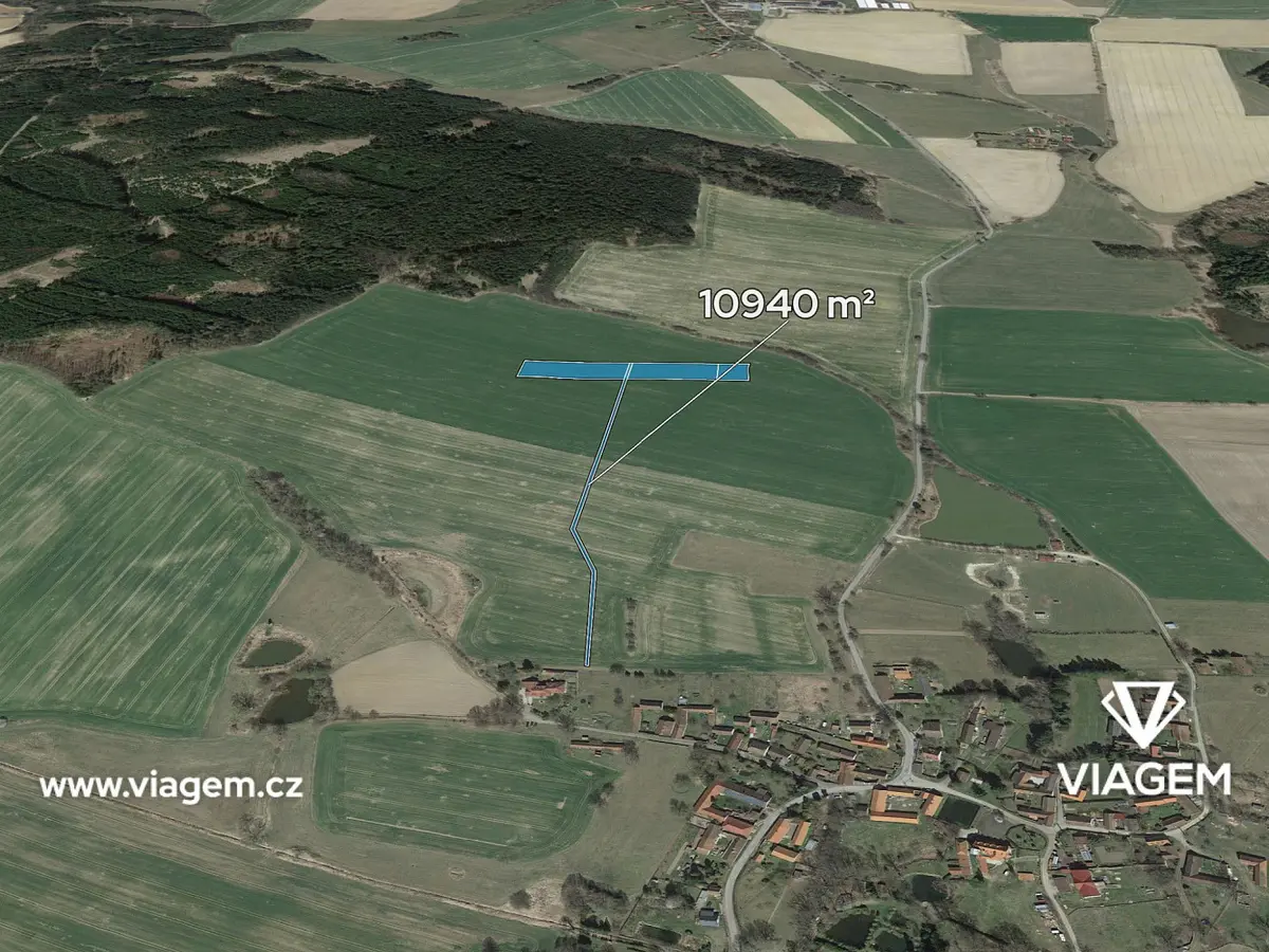 Prodej pozemku 1570 m², Tučapy · okres Tábor