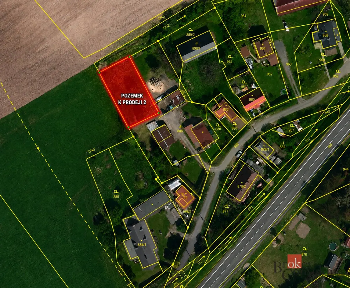 Prodej pozemku 1479 m², Loučky u Zátoru · Zátor