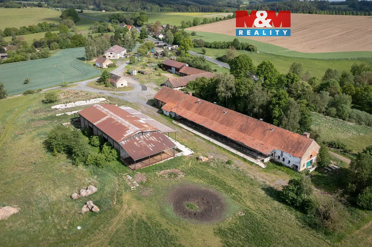 Prodej komerčního prostoru 2087 m², Životice u Kasejovic · Životice