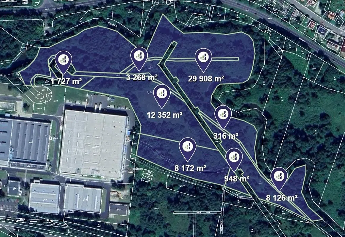 Prodej pozemku 32409 m², Česká Lípa