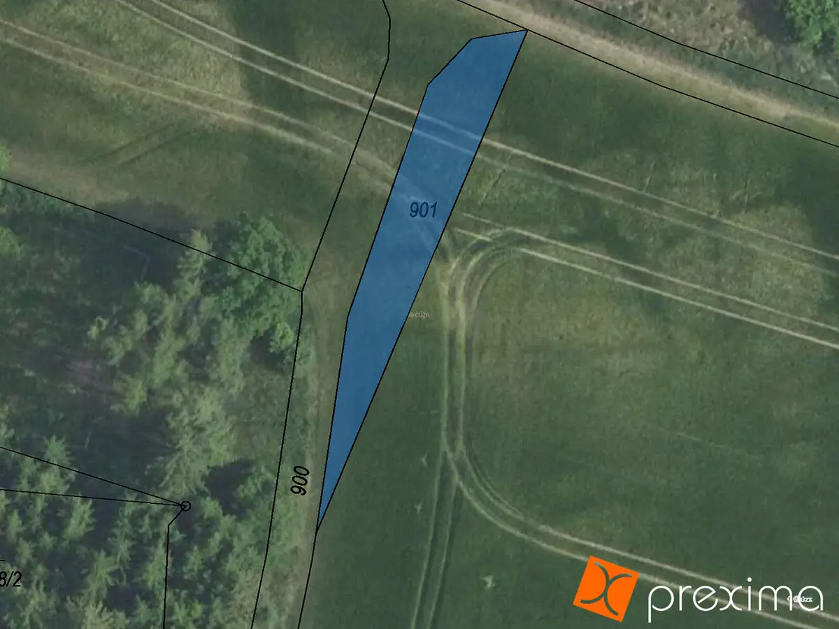 Prodej pozemku 100 m², Počaply · okres Příbram
