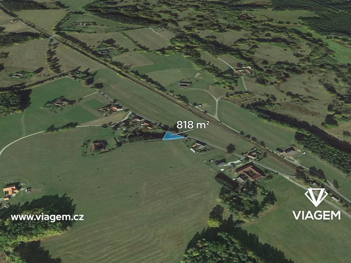 Prodej pozemku 45 m², Dvory nad Lužnicí · okres Jindřichův Hradec