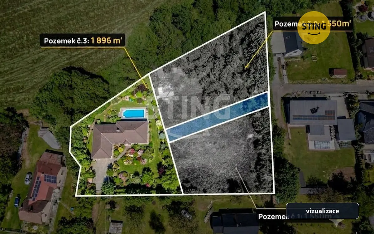 Prodej pozemku 896 m², Palkovice · okres Frýdek-Místek