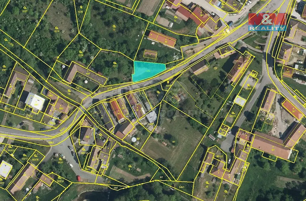 Prodej pozemku 505 m², Dvakačovice · okres Chrudim