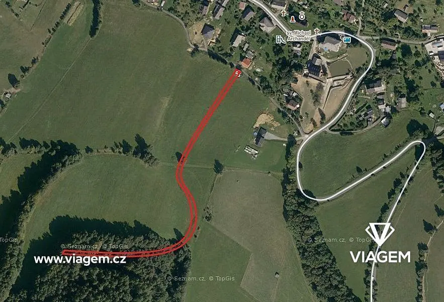 Prodej pozemku 1072 m², Velké Losiny · okres Šumperk