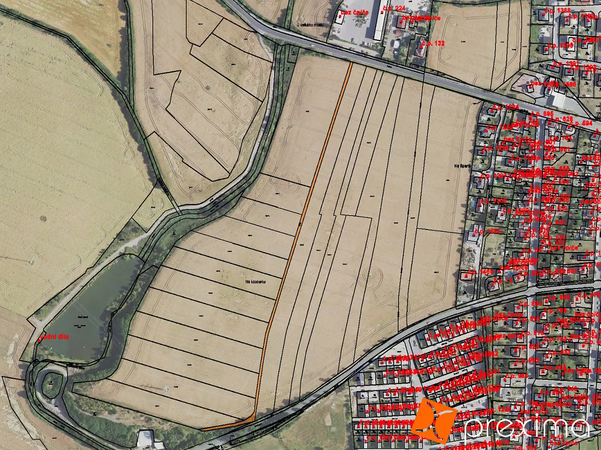 Prodej pozemku 39 m², Kyšice · okres Kladno