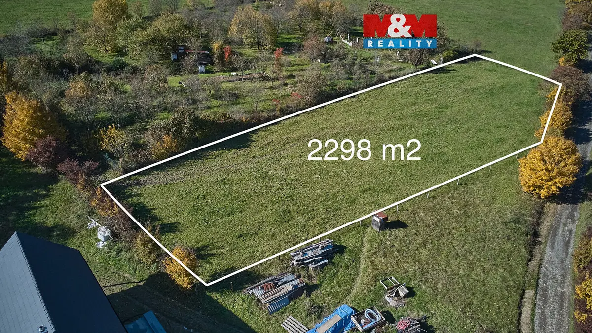 Prodej pozemku 2298 m², Jestřabí · okres Zlín