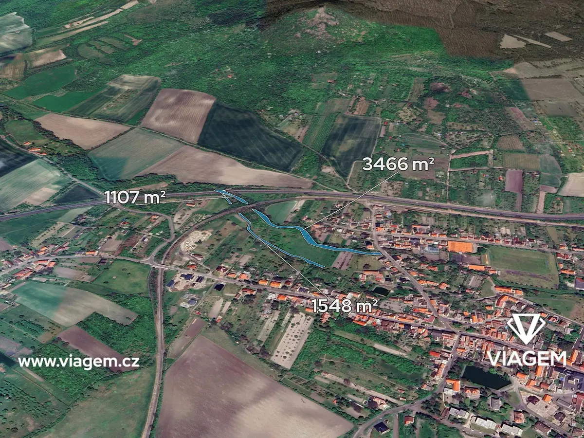 Prodej pozemku 1004 m², Třebenice · okres Litoměřice
