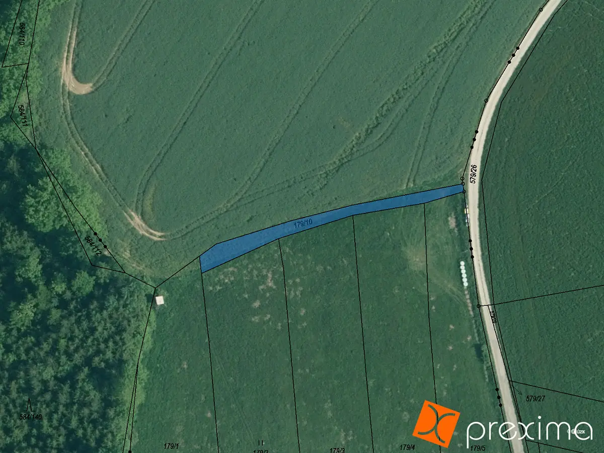 Prodej pozemku 22 m², Střížov · okres České Budějovice