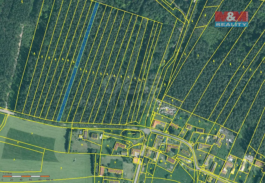 Prodej pozemku 2085 m², Dražíč · okres České Budějovice