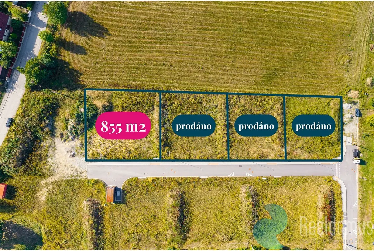 Prodej pozemku 855 m², Hůry