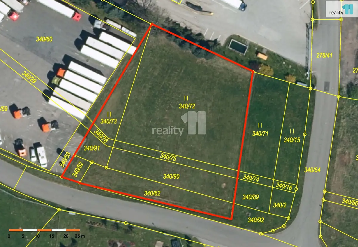 Prodej pozemku 833 m², Jiřice u Humpolce · Jiřice