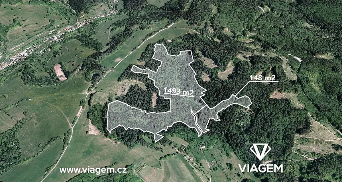 Prodej pozemku 1640 m², Valašská Senice · okres Vsetín