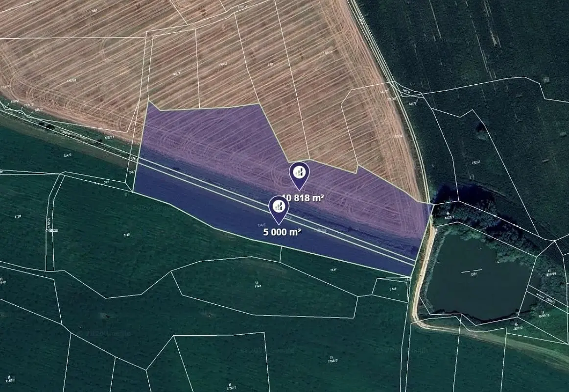 Prodej pozemku 10992 m², Hrazany · okres Písek