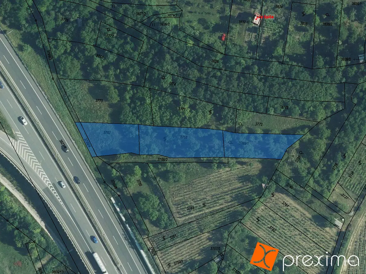 Prodej pozemku 522 m², Hustopeče · okres Břeclav