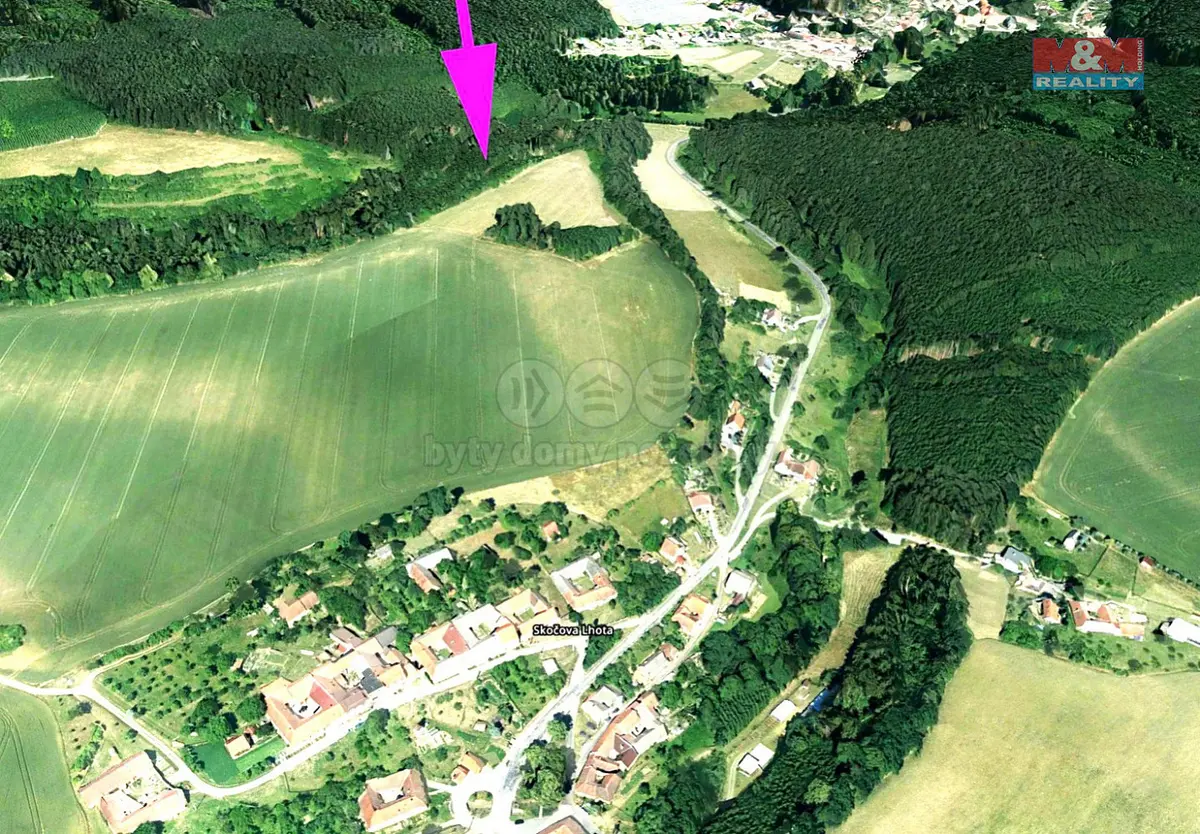 Prodej pozemku 625 m², Malá Roudka - Skočova Lhota · okres Blansko