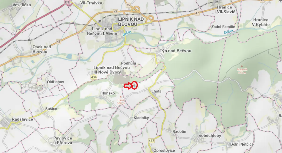 Prodej pozemku 562 m², Lhota