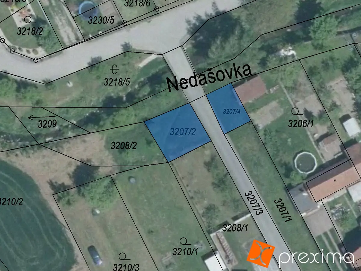 Prodej pozemku 22 m², Nedašov · okres Zlín
