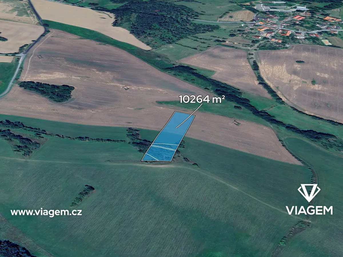 Prodej pozemku 855 m², Horní Vilémovice · okres Třebíč