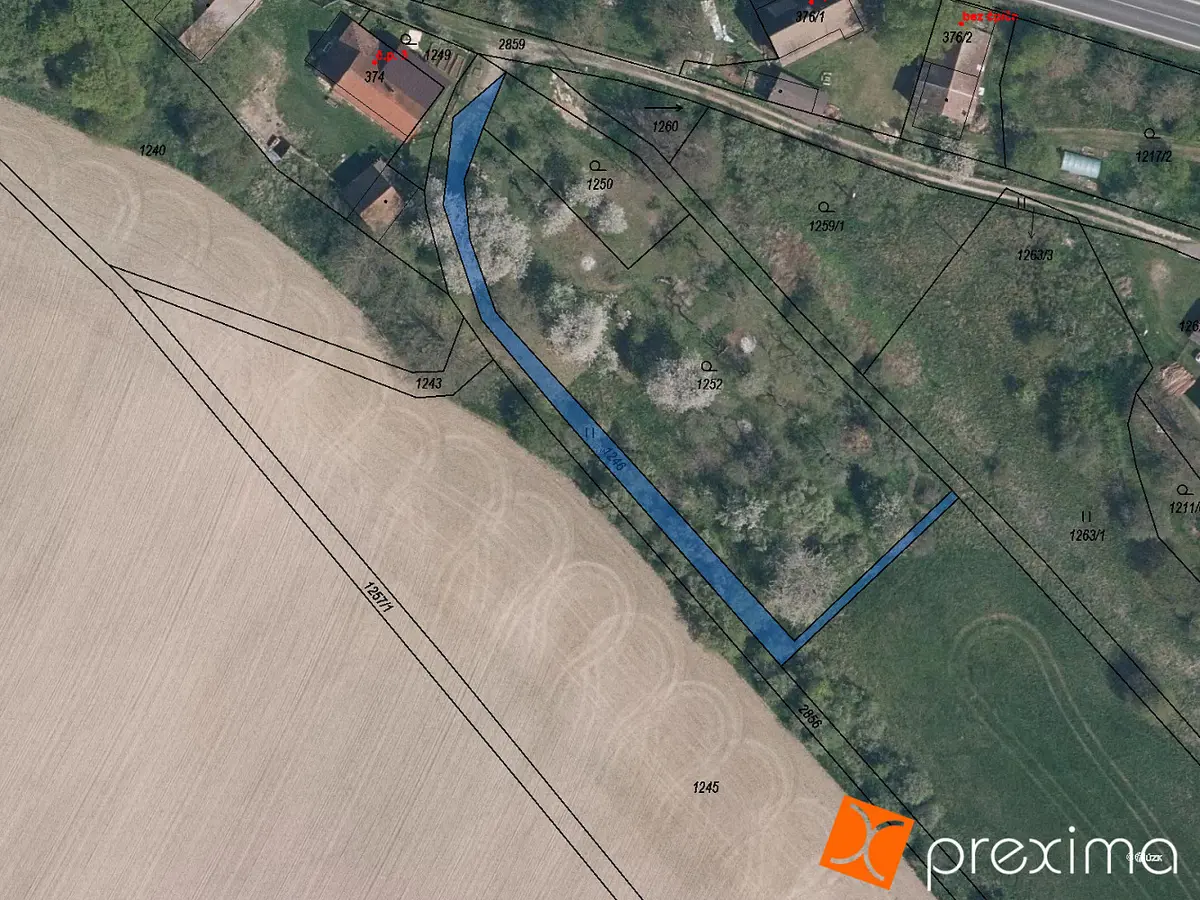 Prodej pozemku 270 m², Bělá pod Bezdězem · okres Mladá Boleslav