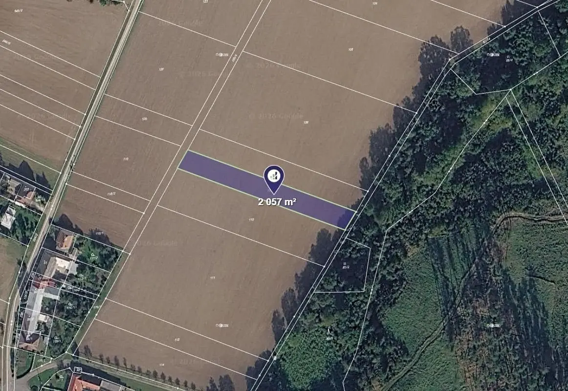 Prodej pozemku 1029 m², Karlovice u Holešova · Kostelec u Holešova