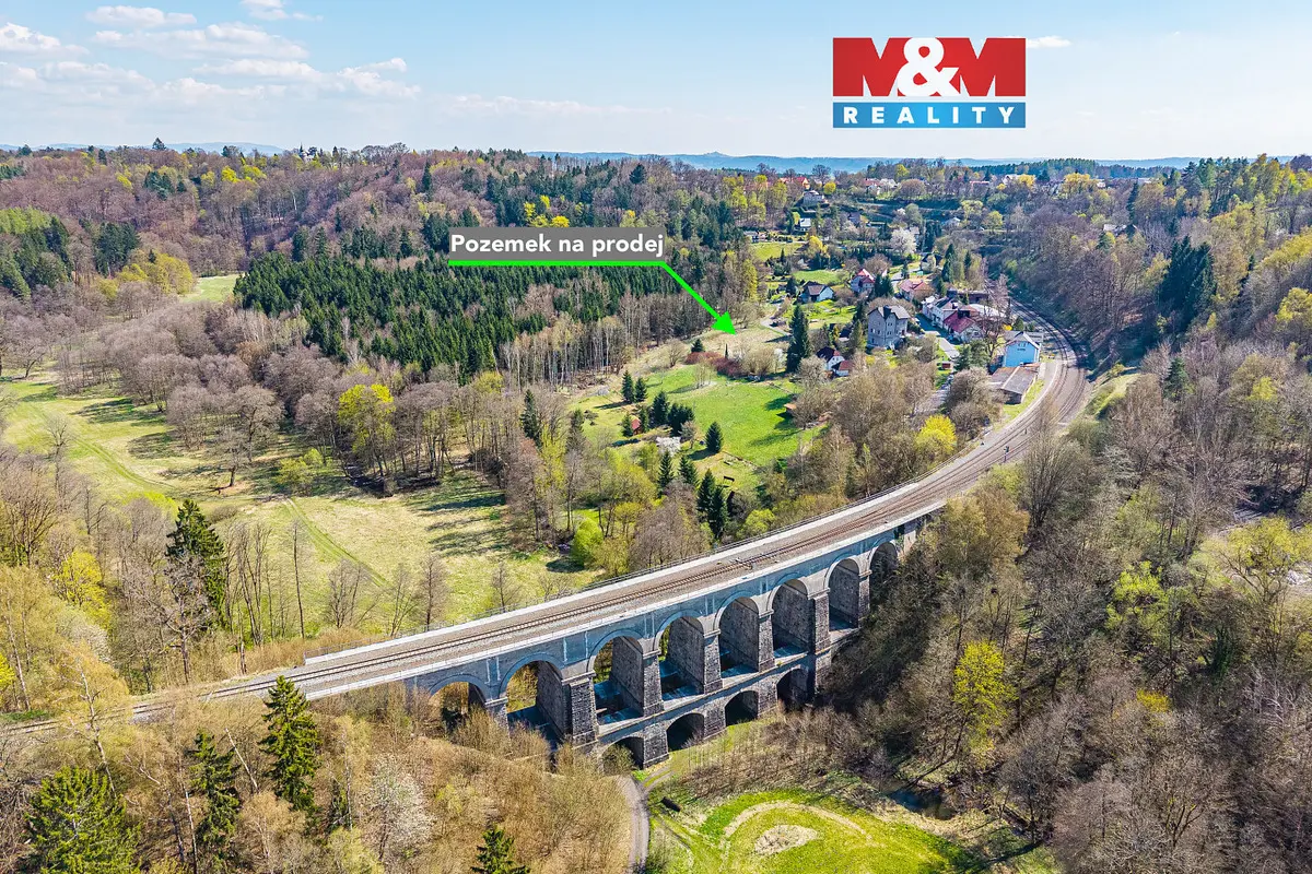 Prodej pozemku 1064 m², Radimovice · okres Liberec