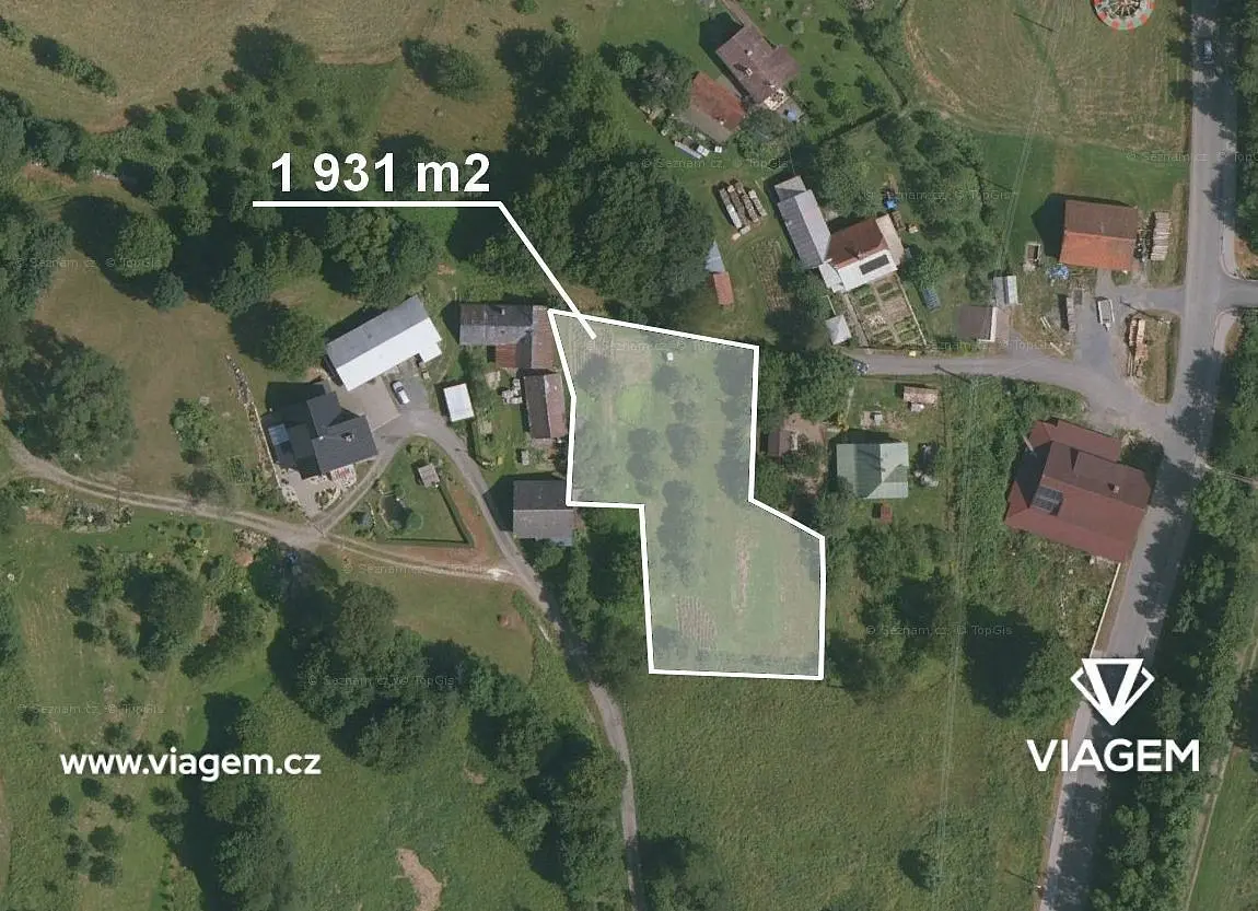 Prodej pozemku 482 m², Valašská Senice · okres Vsetín