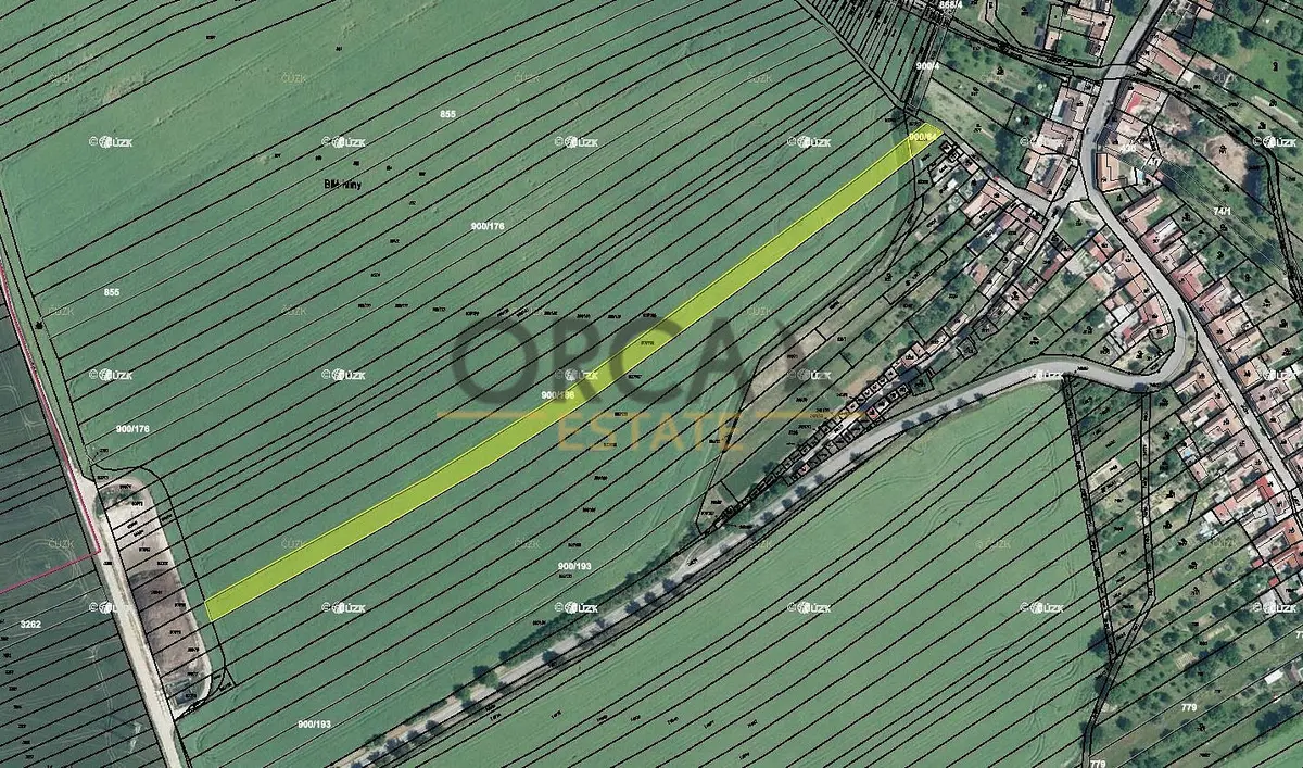 Prodej pozemku 1319 m², Moravany · okres Hodonín