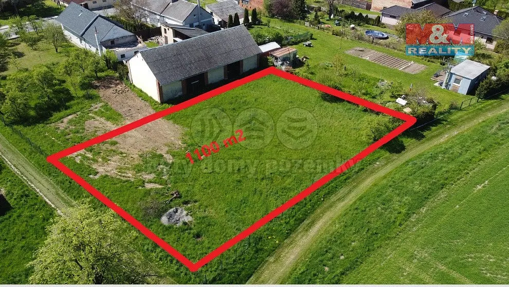 Prodej pozemku 1100 m², Holasovice - Loděnice · okres Opava