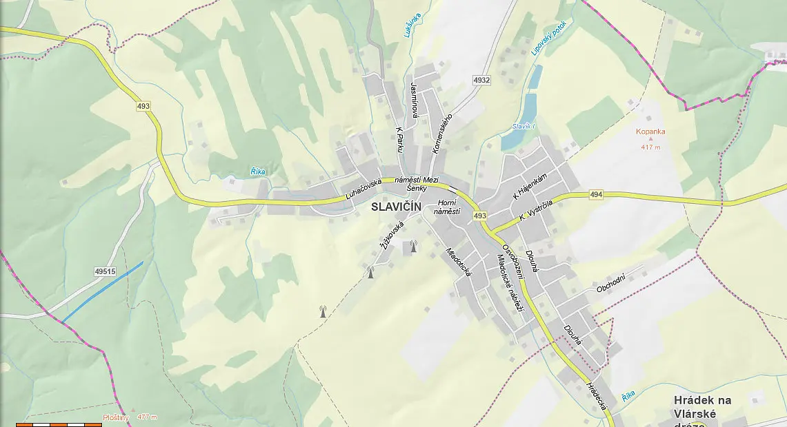 Prodej pozemku 11797 m², Slavičín · okres Zlín