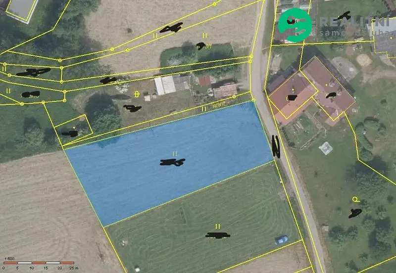 Prodej pozemku 1800 m², Brniště · okres Česká Lípa