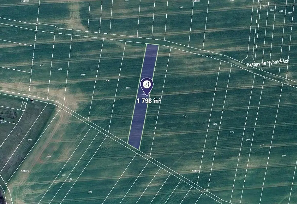 Prodej pozemku 798 m², Vrbka · okres Kroměříž