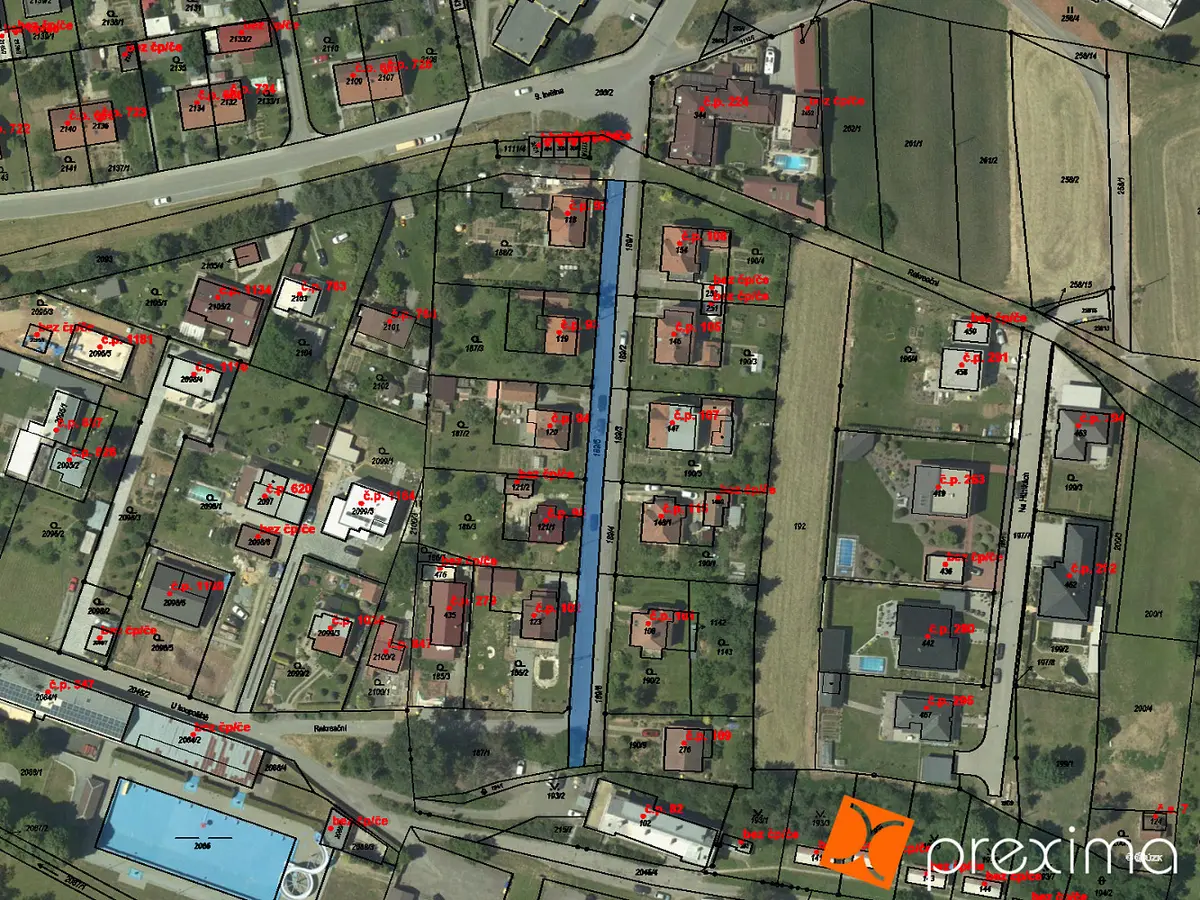 Prodej pozemku 162 m², Letovice · okres Blansko