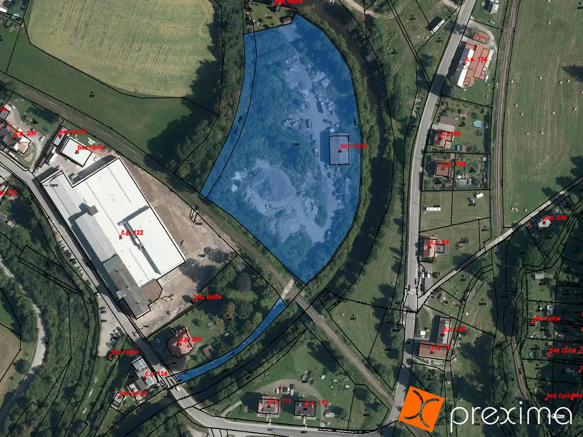 Prodej pozemku 9307 m², Dolní Branná · okres Trutnov
