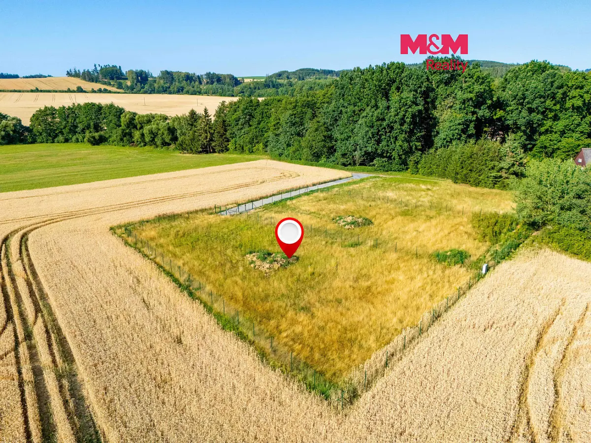 Prodej pozemku 1125 m², Krahulov · okres Třebíč