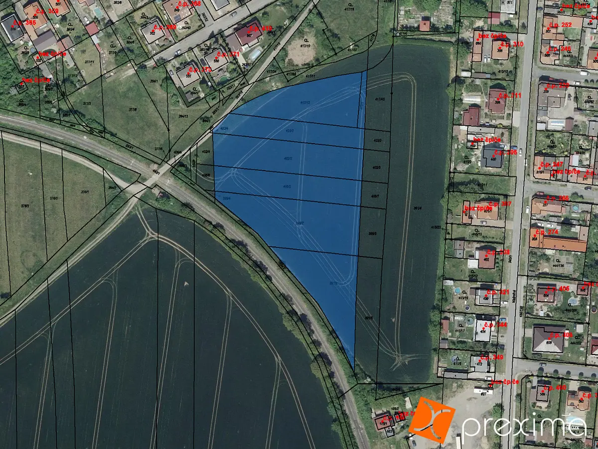 Prodej pozemku 707 m², Peruc · okres Louny