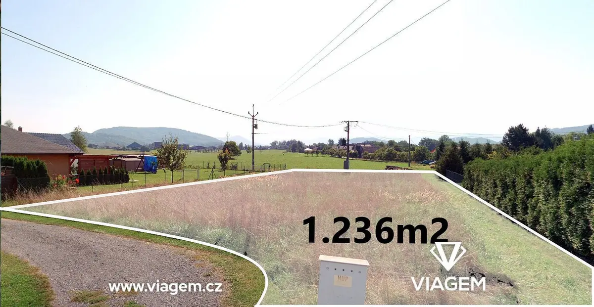 Prodej pozemku 1236 m², Větřkovice u Lubiny · Kopřivnice