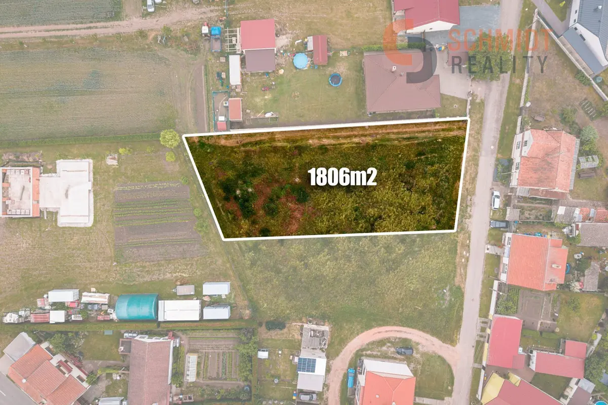 Prodej pozemku 806 m², Větrná · Březí u Mikulova · Březí