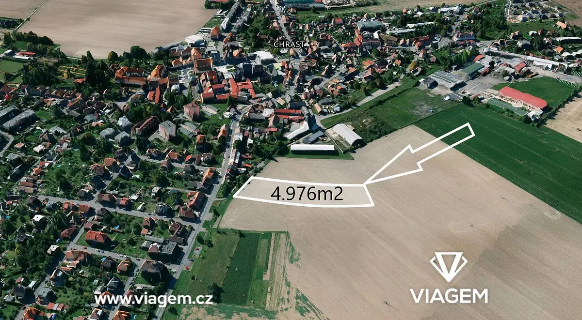 Prodej pozemku 2488 m², Chrast · okres Chrudim