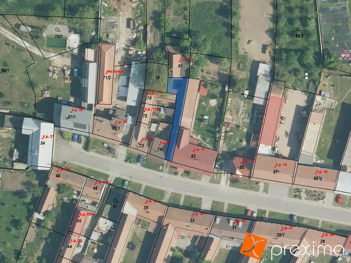 Prodej pozemku 32 m², Bezměrov · okres Kroměříž