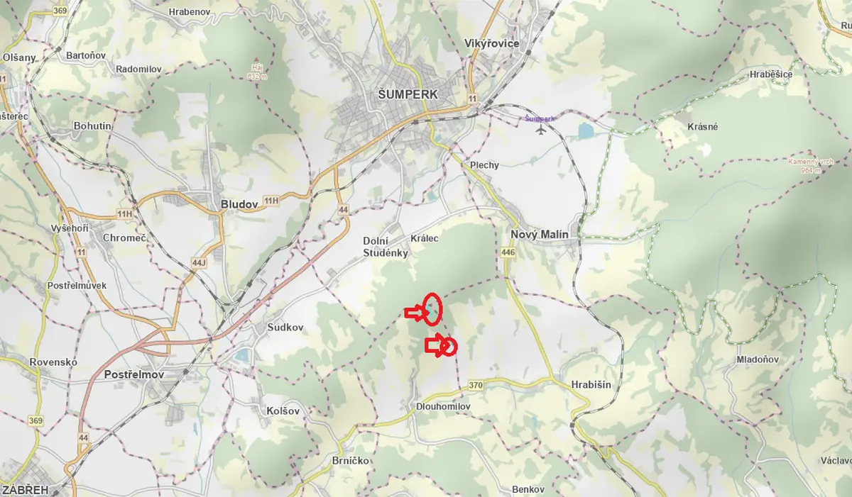 Prodej pozemku 463 m², Dlouhomilov