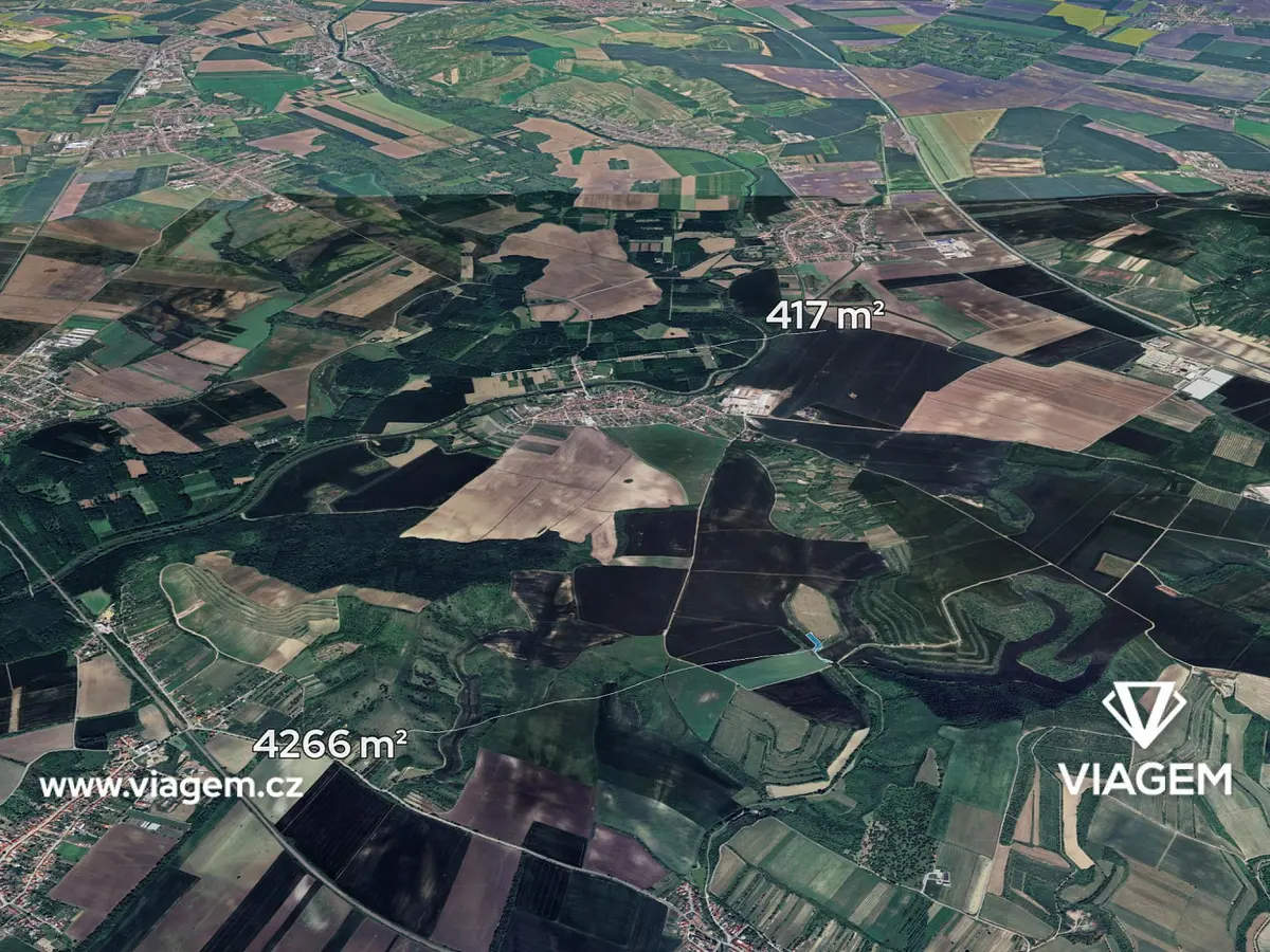 Prodej pozemku 1873 m², Uherčice · okres Břeclav