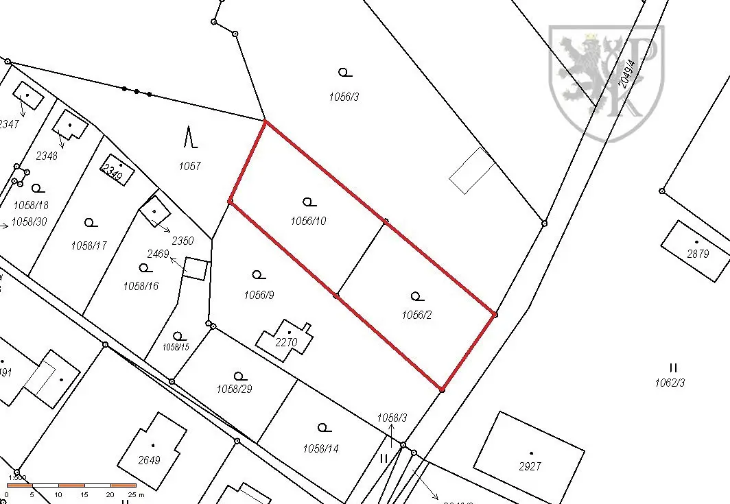 Prodej pozemku 954 m², Blatná · okres Strakonice