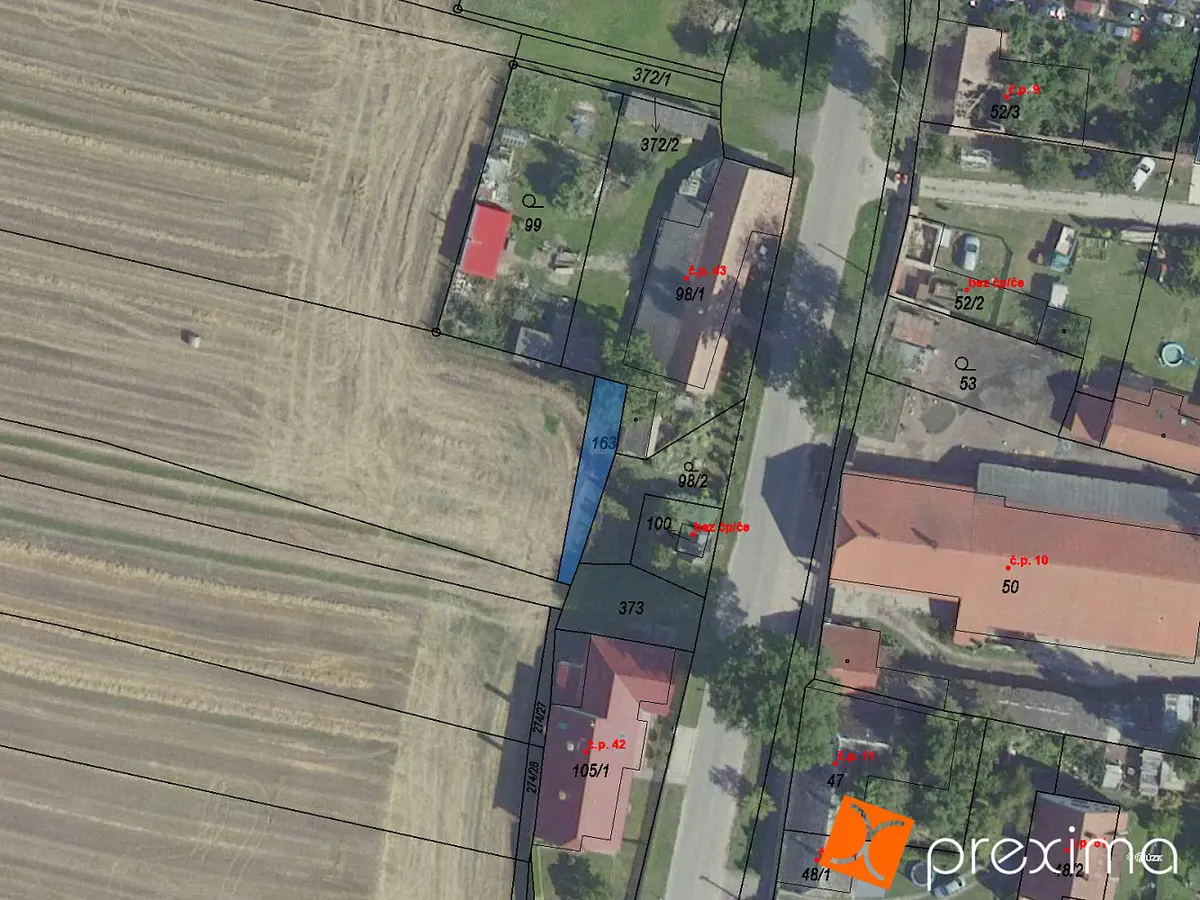 Prodej pozemku 8 m², Kostomlaty nad Labem · okres Nymburk