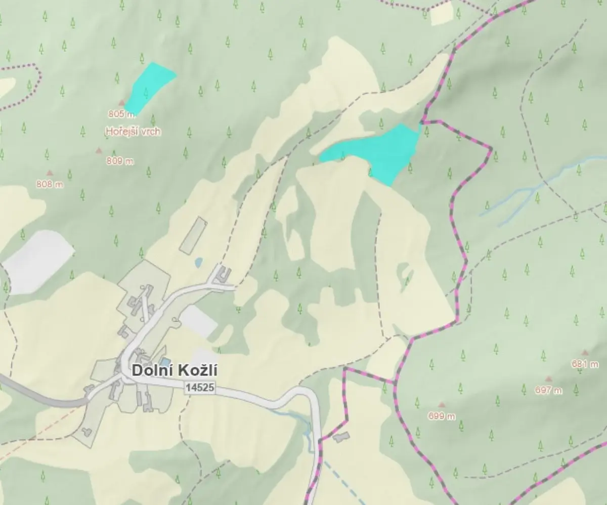Prodej pozemku 714 m², Pěčnov - Dolní Chřibská