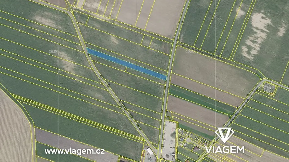 Prodej pozemku 1846 m², Radovesnice II · okres Kolín