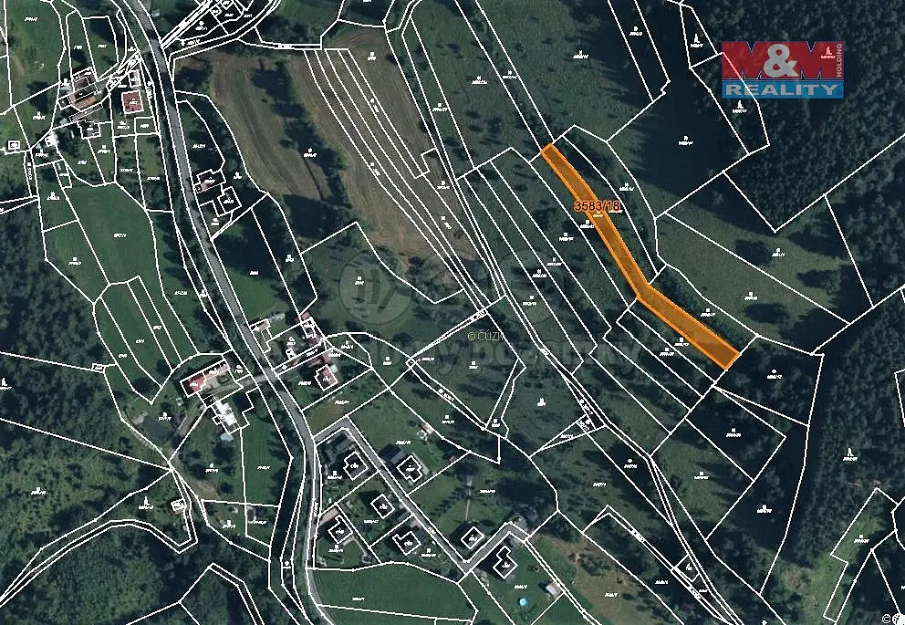 Prodej pozemku 509 m², Halenkov · okres Vsetín
