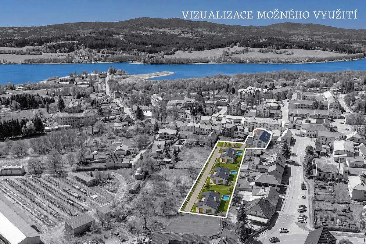 Prodej pozemku 914 m², Horní Planá