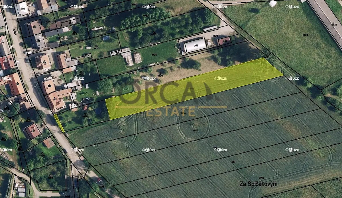 Prodej pozemku 2944 m², Krumsín · okres Prostějov