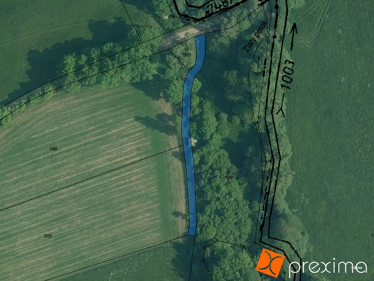 Prodej pozemku 147 m², Strunkovice nad Blanicí · okres Prachatice
